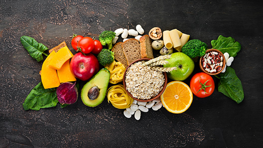 Healthy carbohydrates including cheese, fruits, and some grains that play a very large role in sustaining energy, exercise performance, recovery, and therefore, testosterone.
