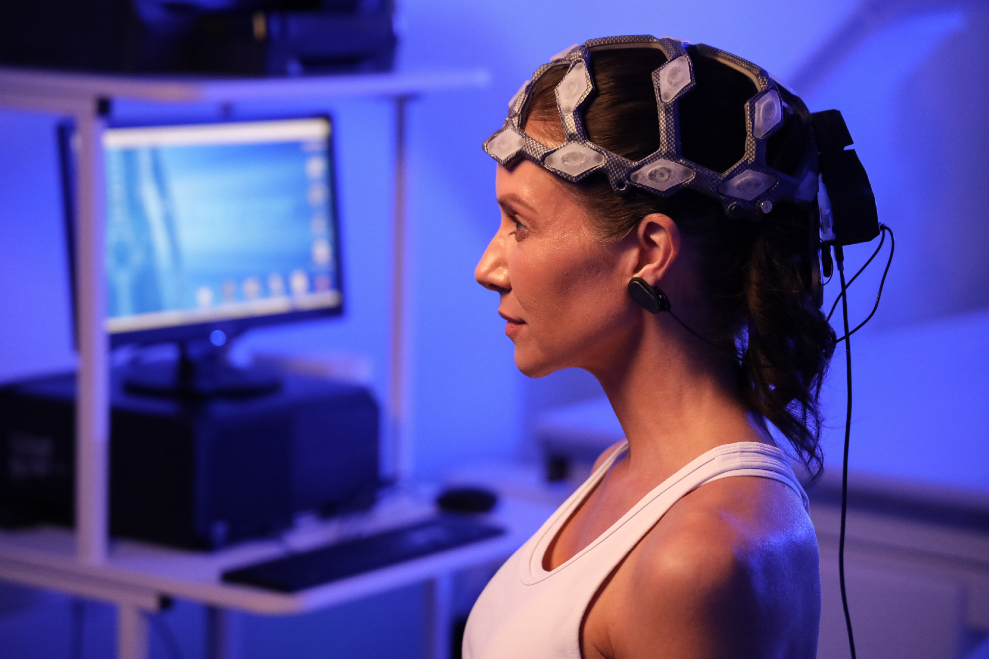 Cenegenics Member completing a Brain EEG.