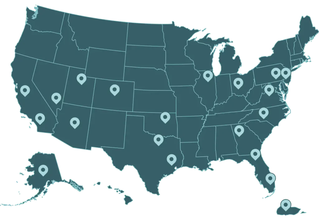 Map of Cenegenics Locations